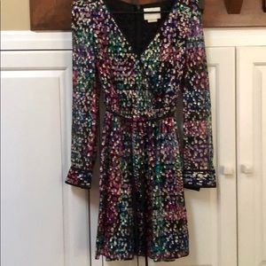 Multi color shimmer dress